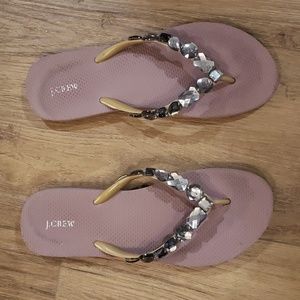 Vintage J Crew sandals size 9, mauve color